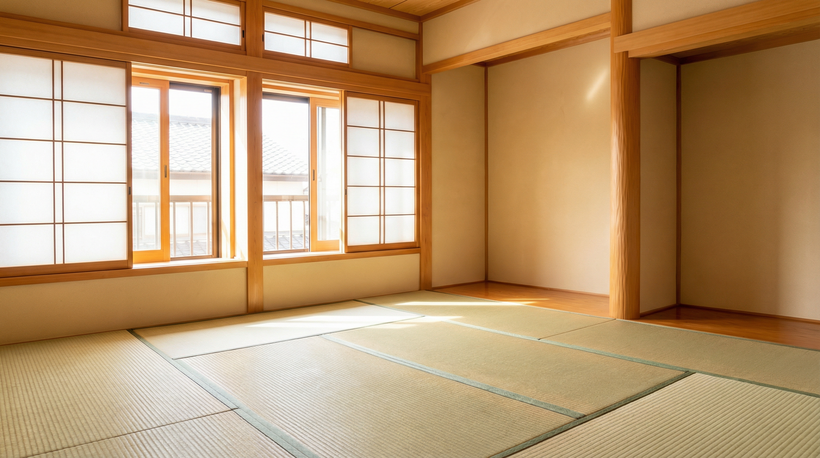 不用品を全て撤去し片付いた室内
